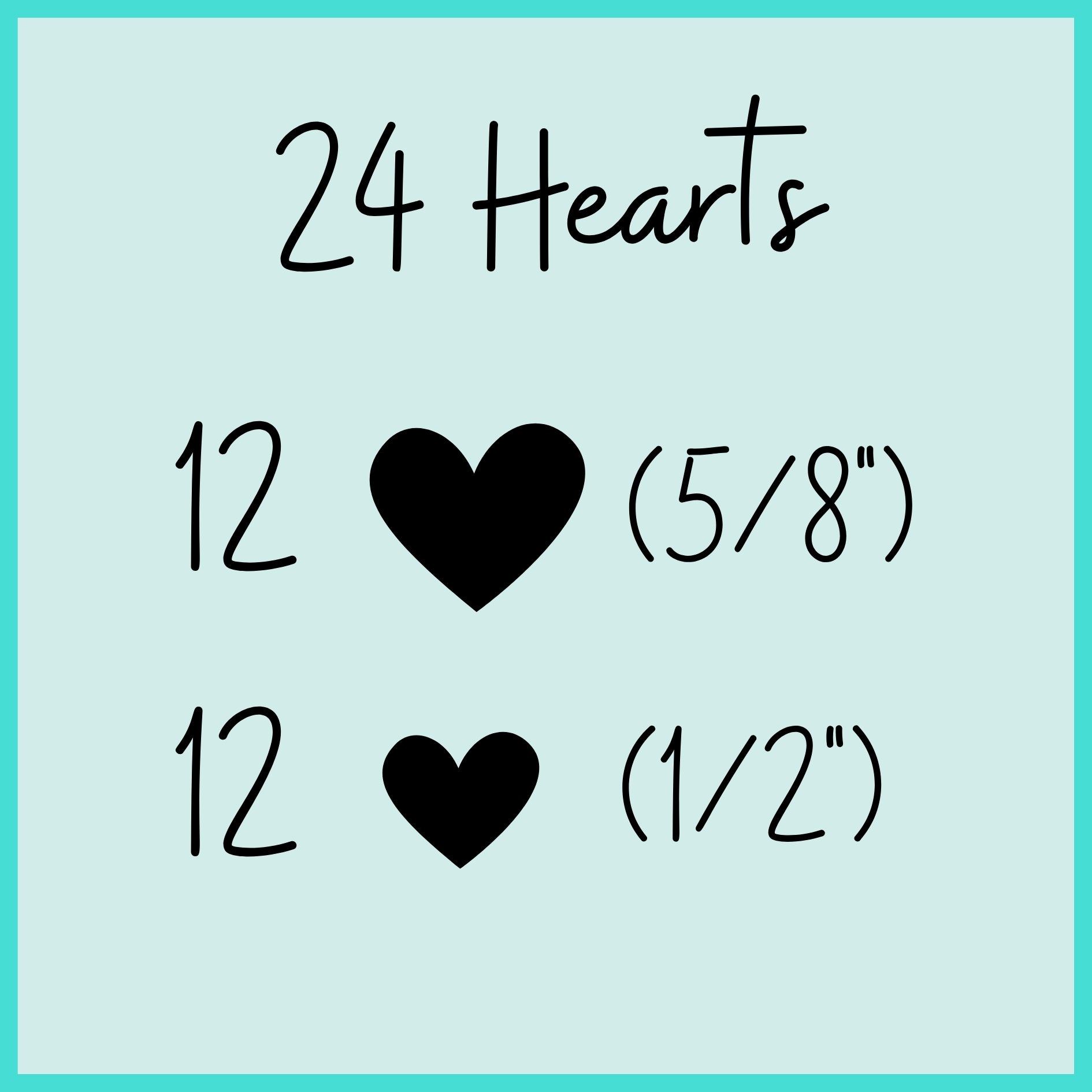 24 Black Hearts