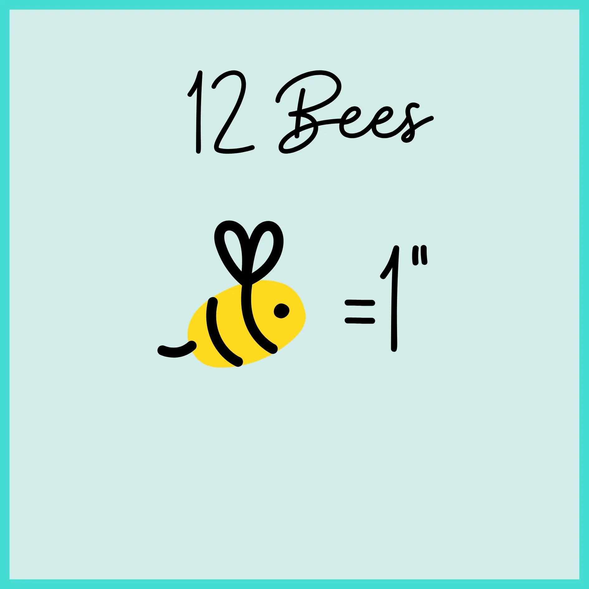 Jumbo Icing Bees (12)