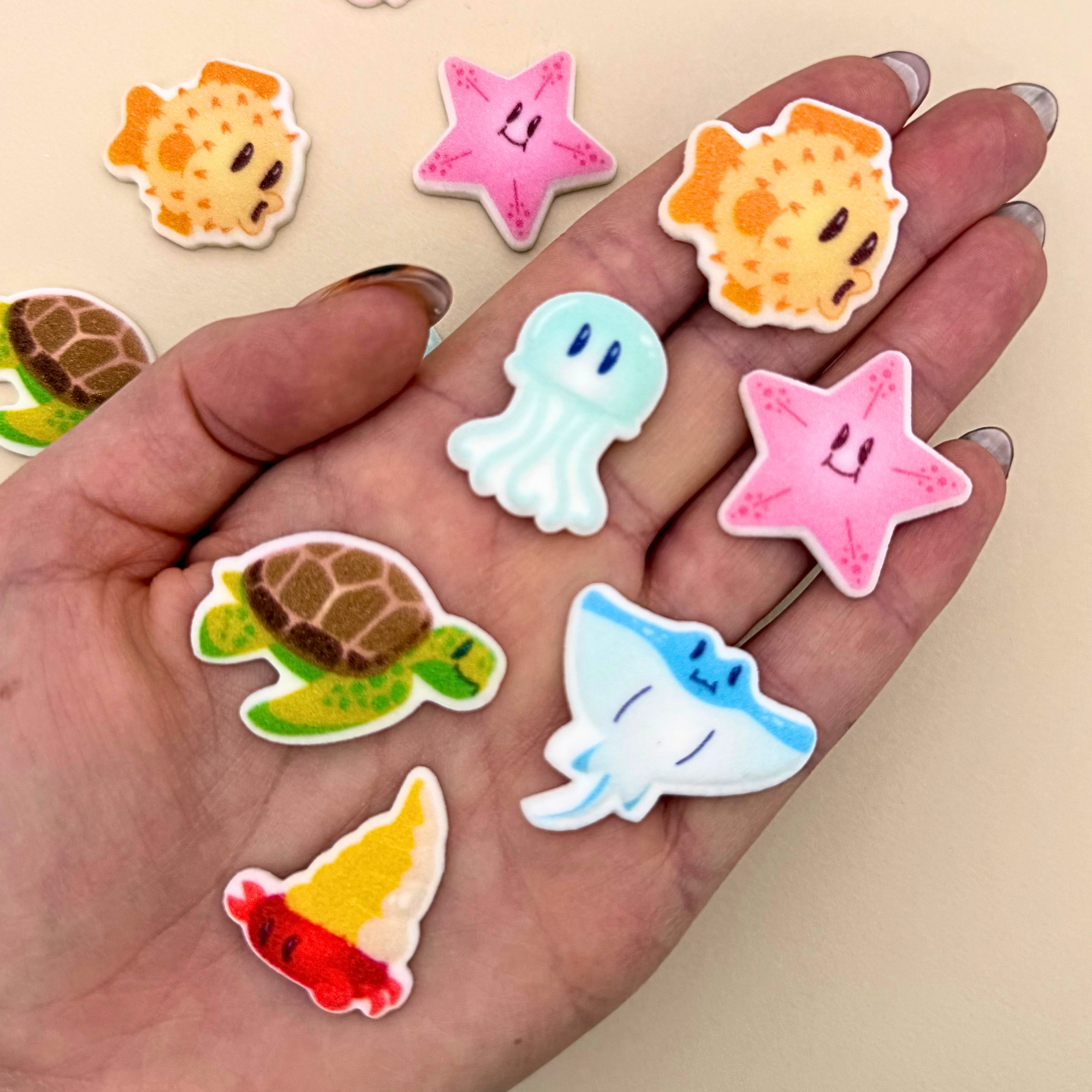 Sea Animal Sugar Shapes (12)