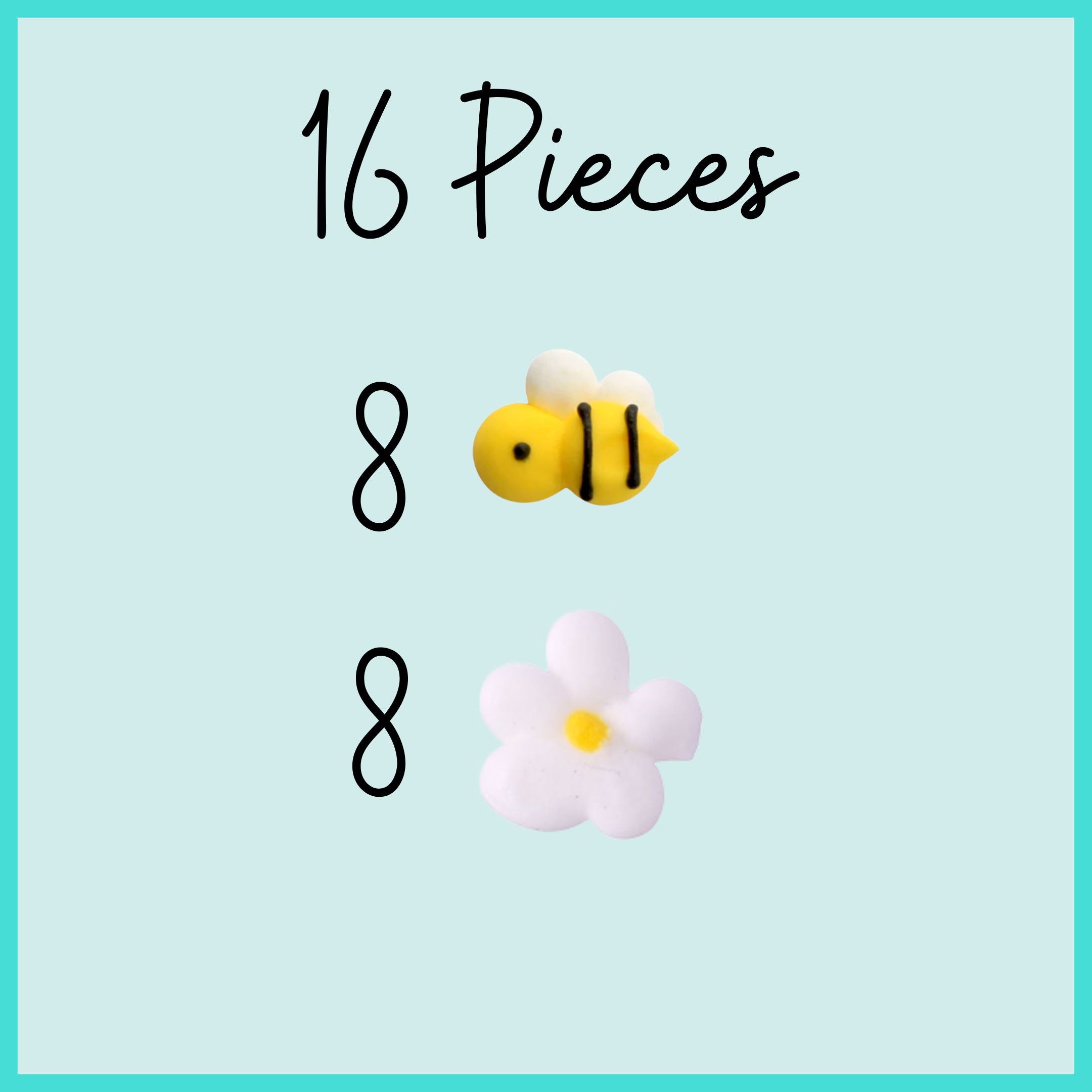 Icing Bees & Daisies Count Chart