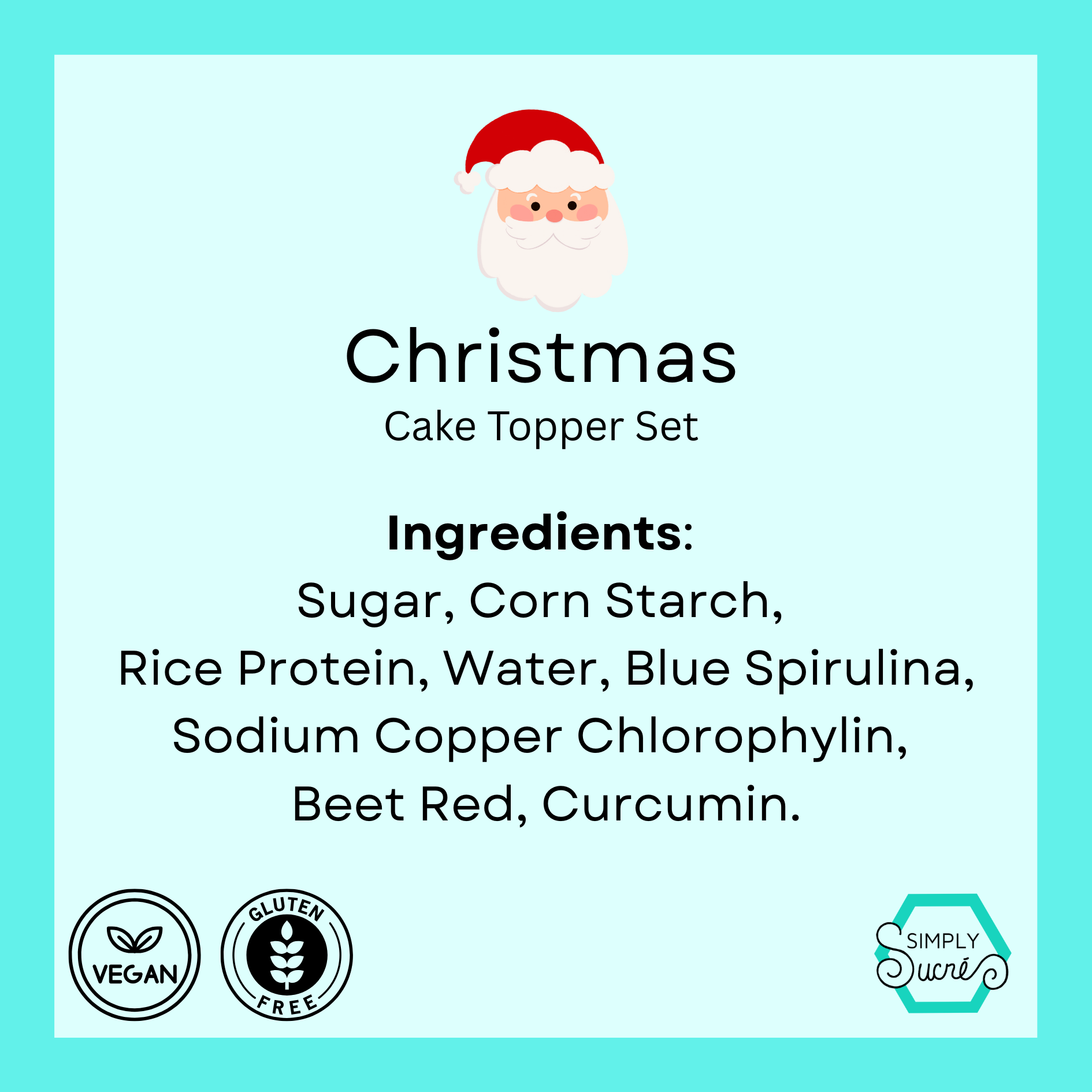 Christmas Edible Cake Set