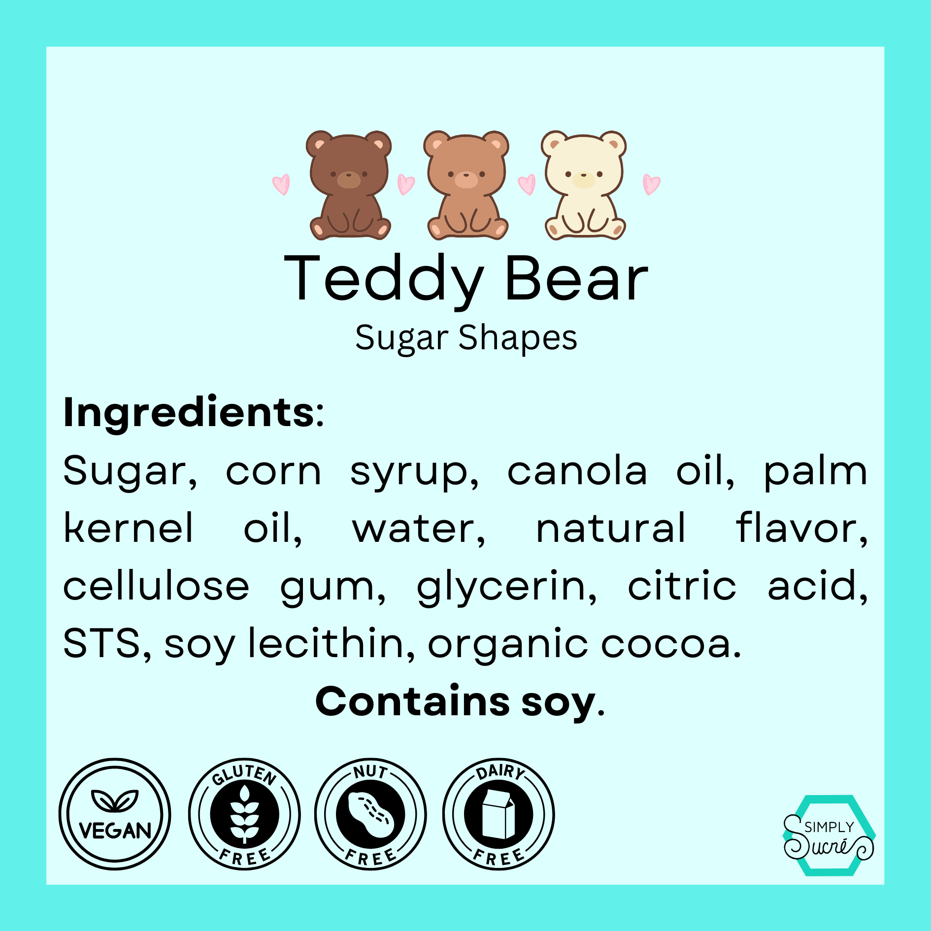 Dye-Free Teddy Bears (12)