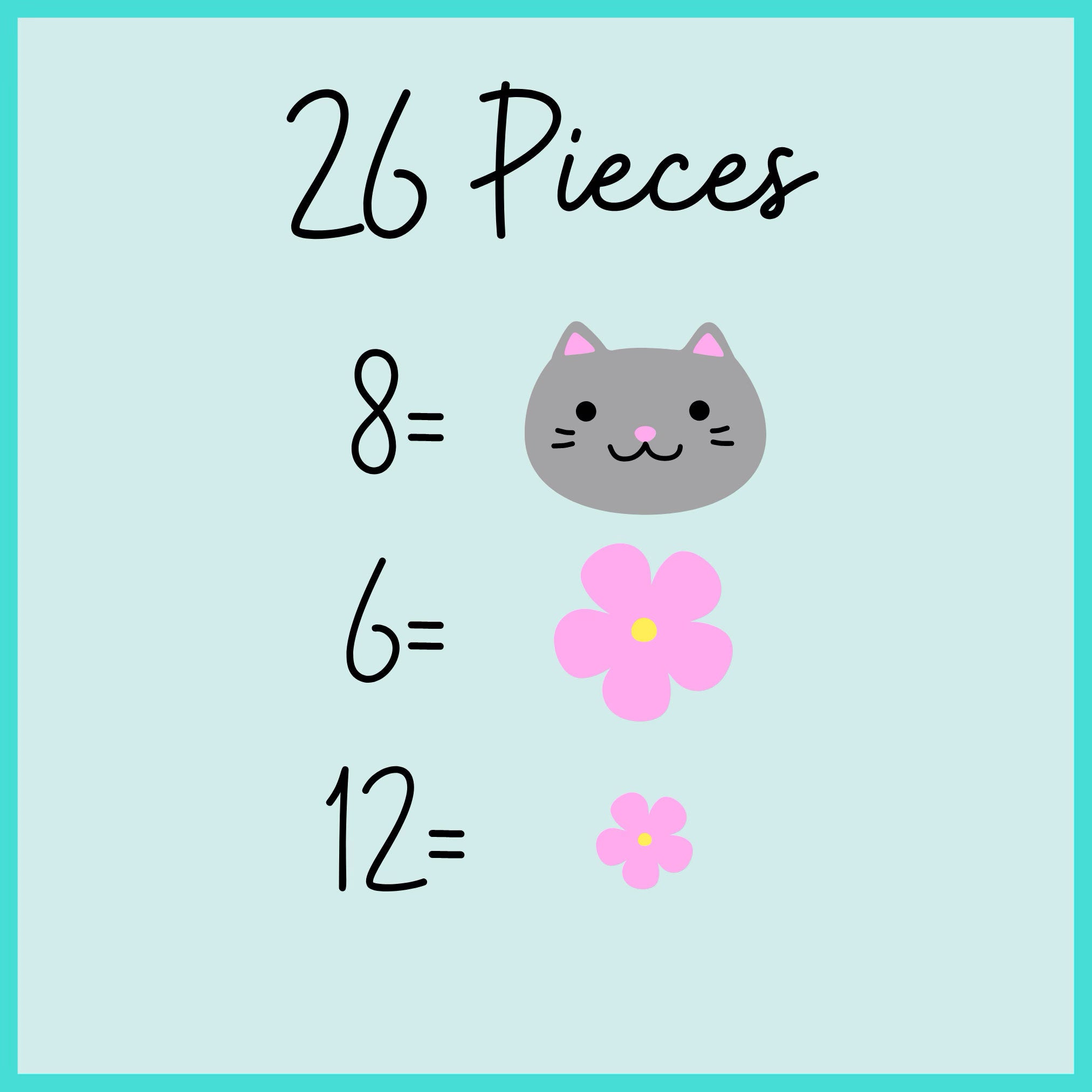 Icing Cats & Flower Count Chart