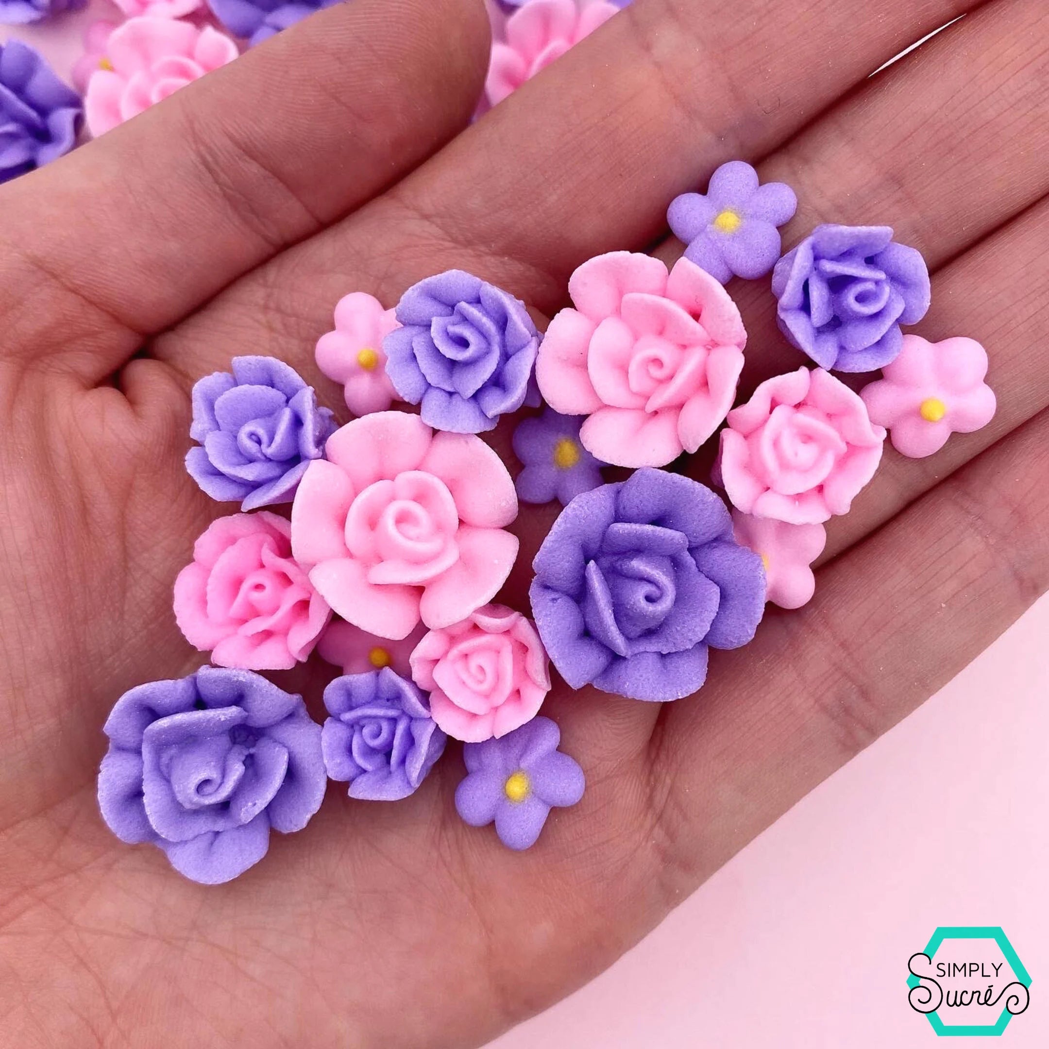 Lavender Dreams Icing Flowers