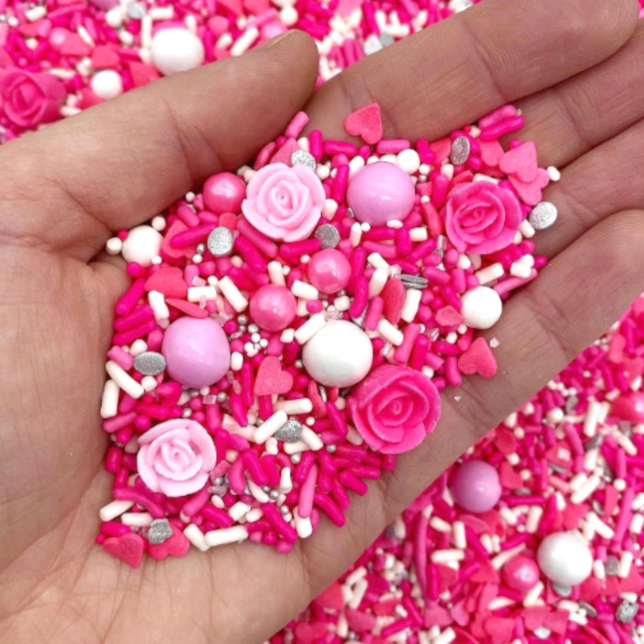 Pink Valentine Sprinkle Mix