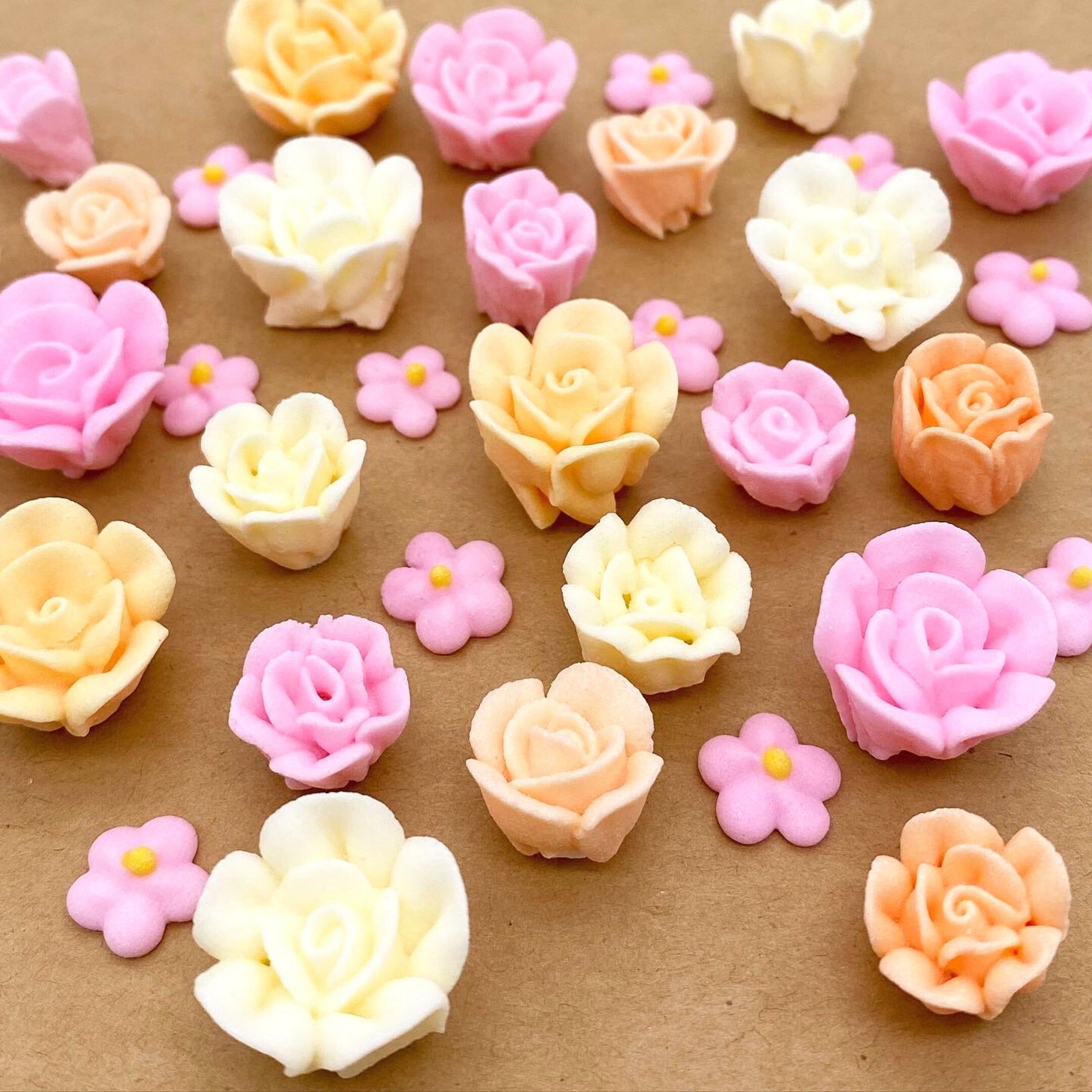 Tea Party Icing Flowers