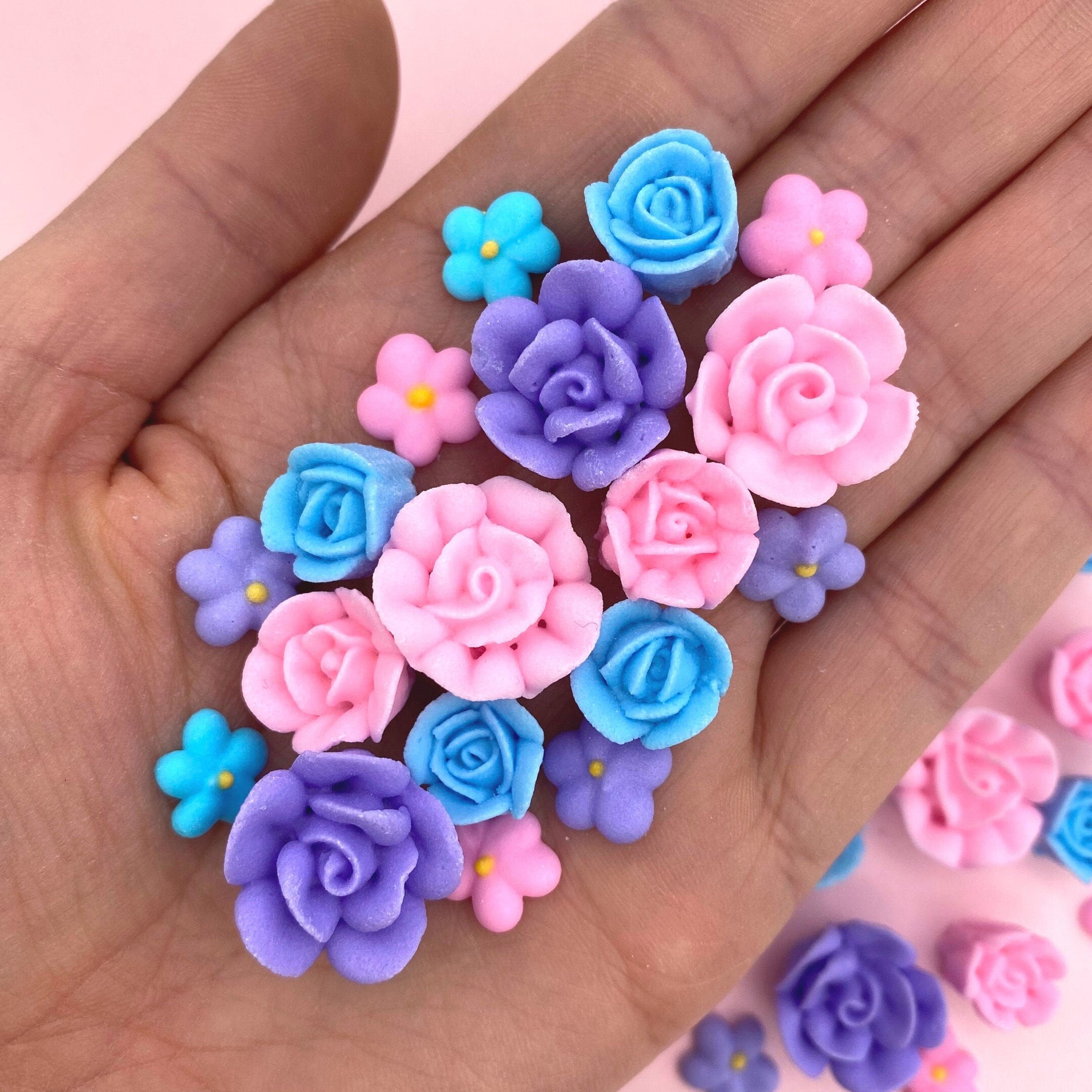 Unicorn Icing Flowers