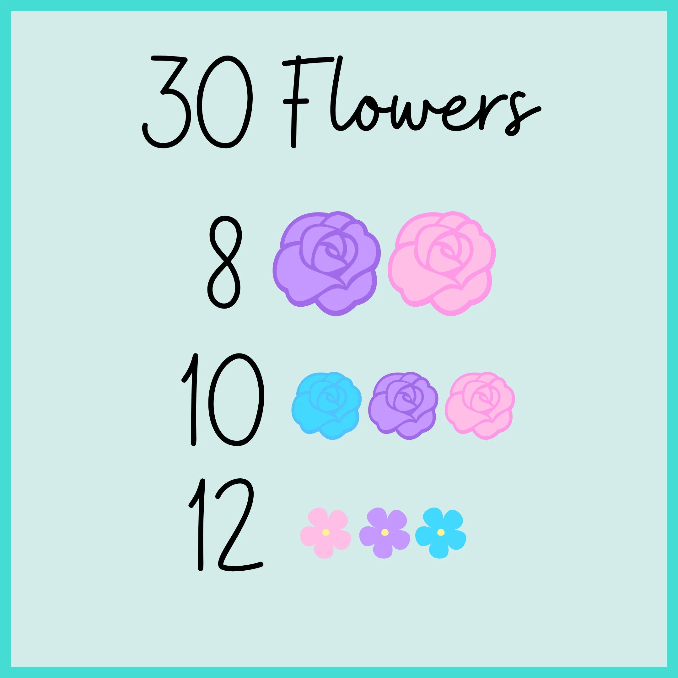 Flower Count Chart