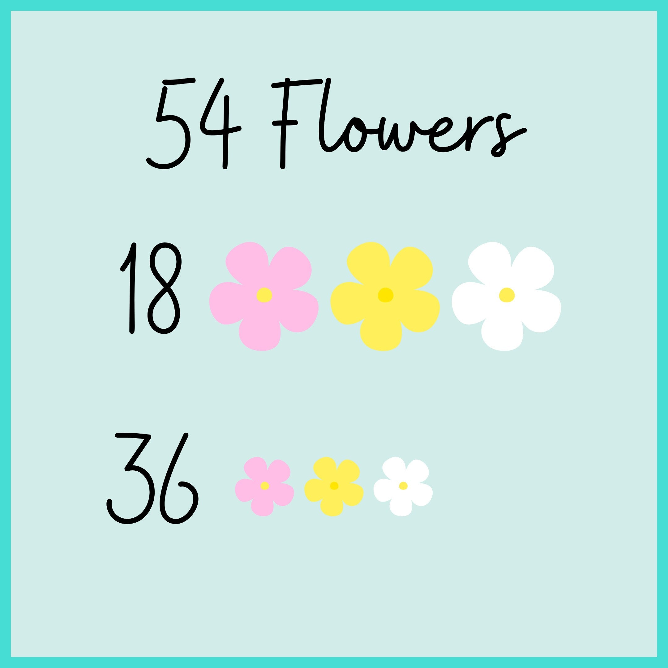 Flower Count Chart