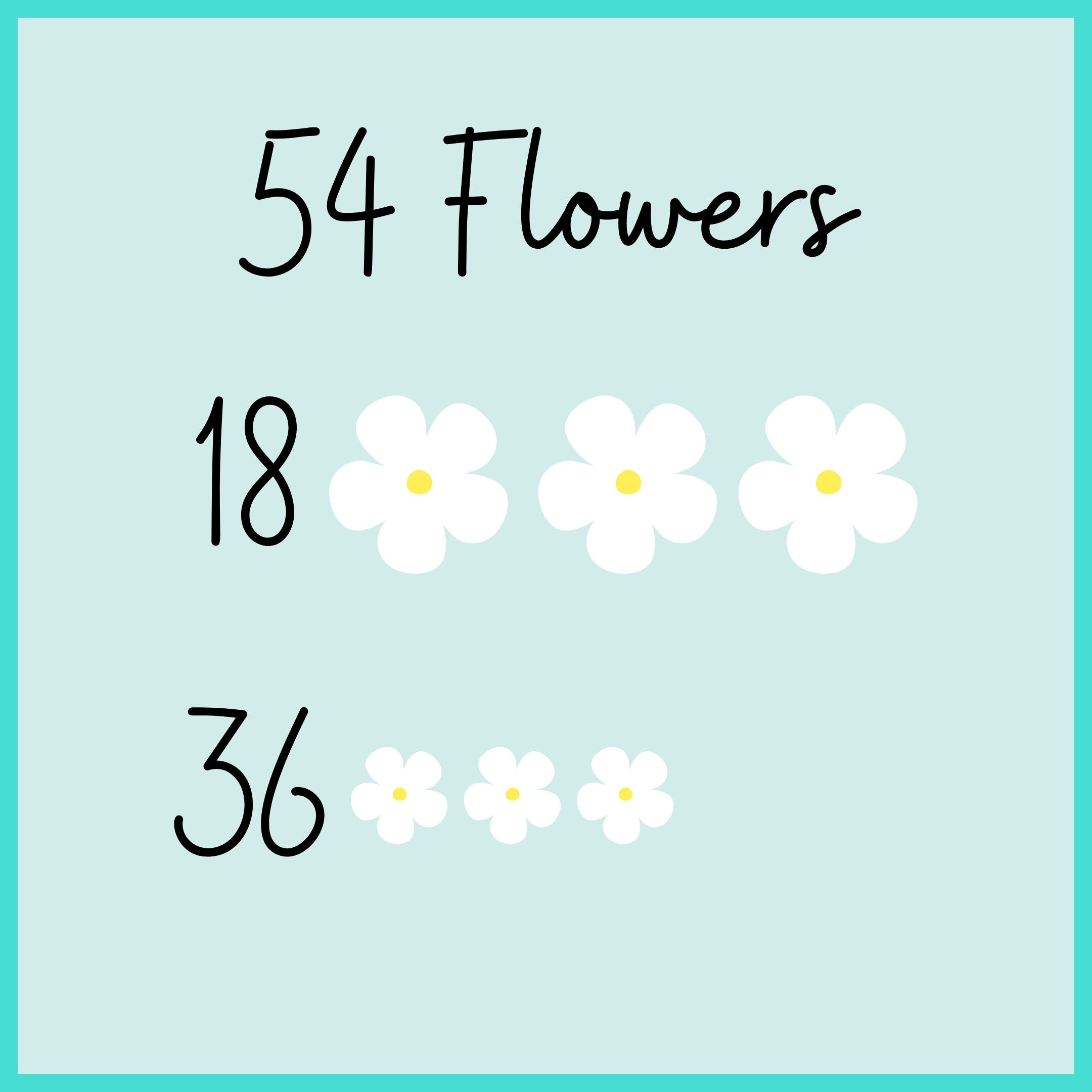 Flower Count Chart
