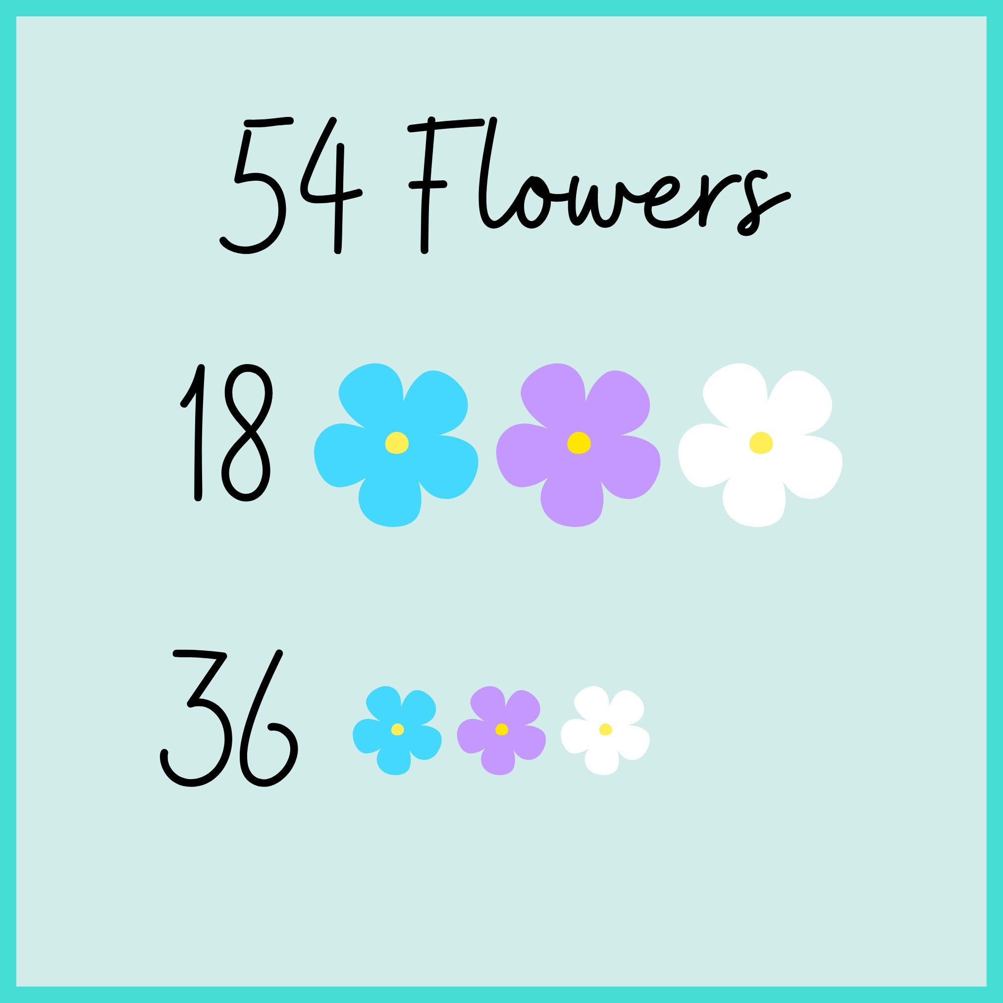 Flower Count Chart