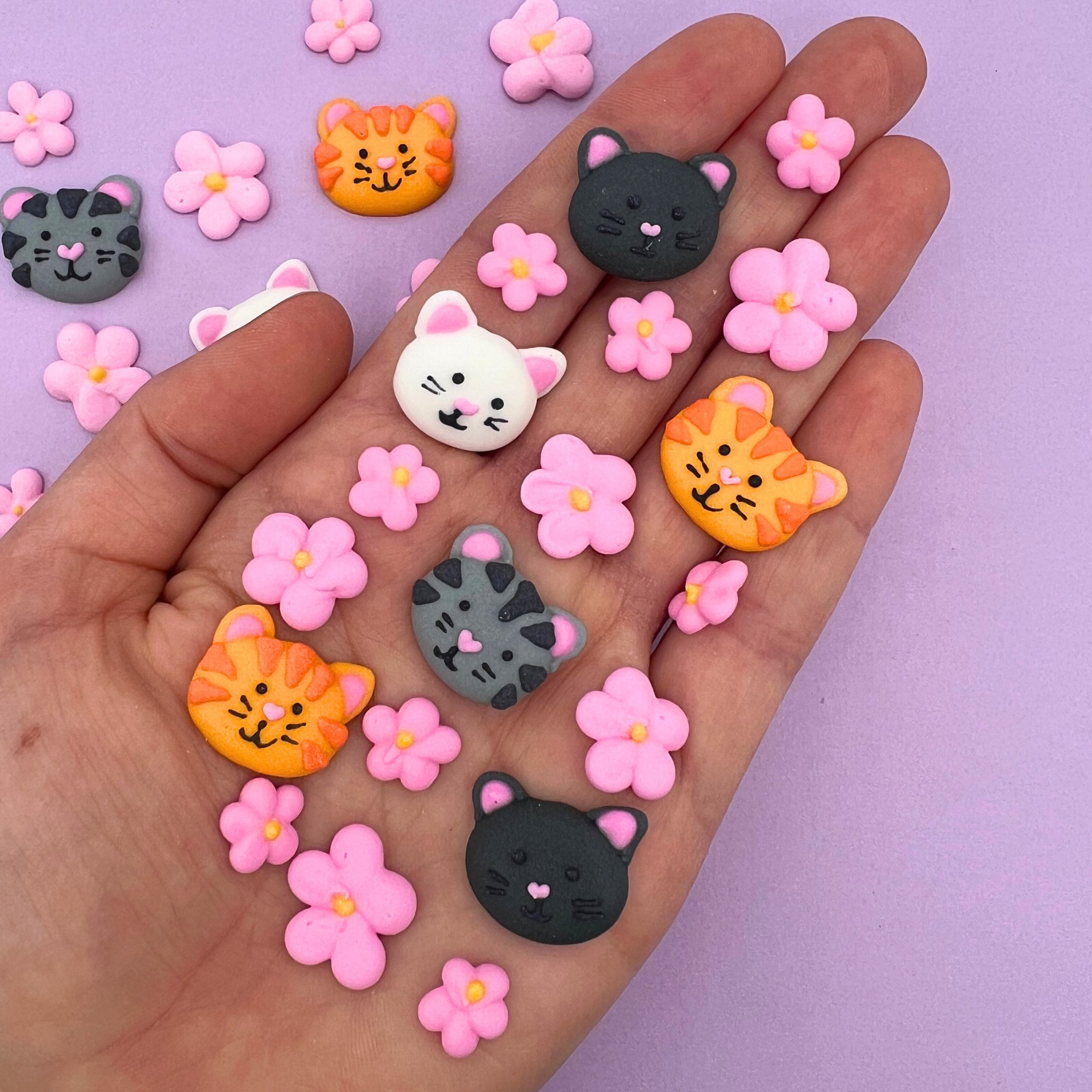 Icing Cats & Flowers