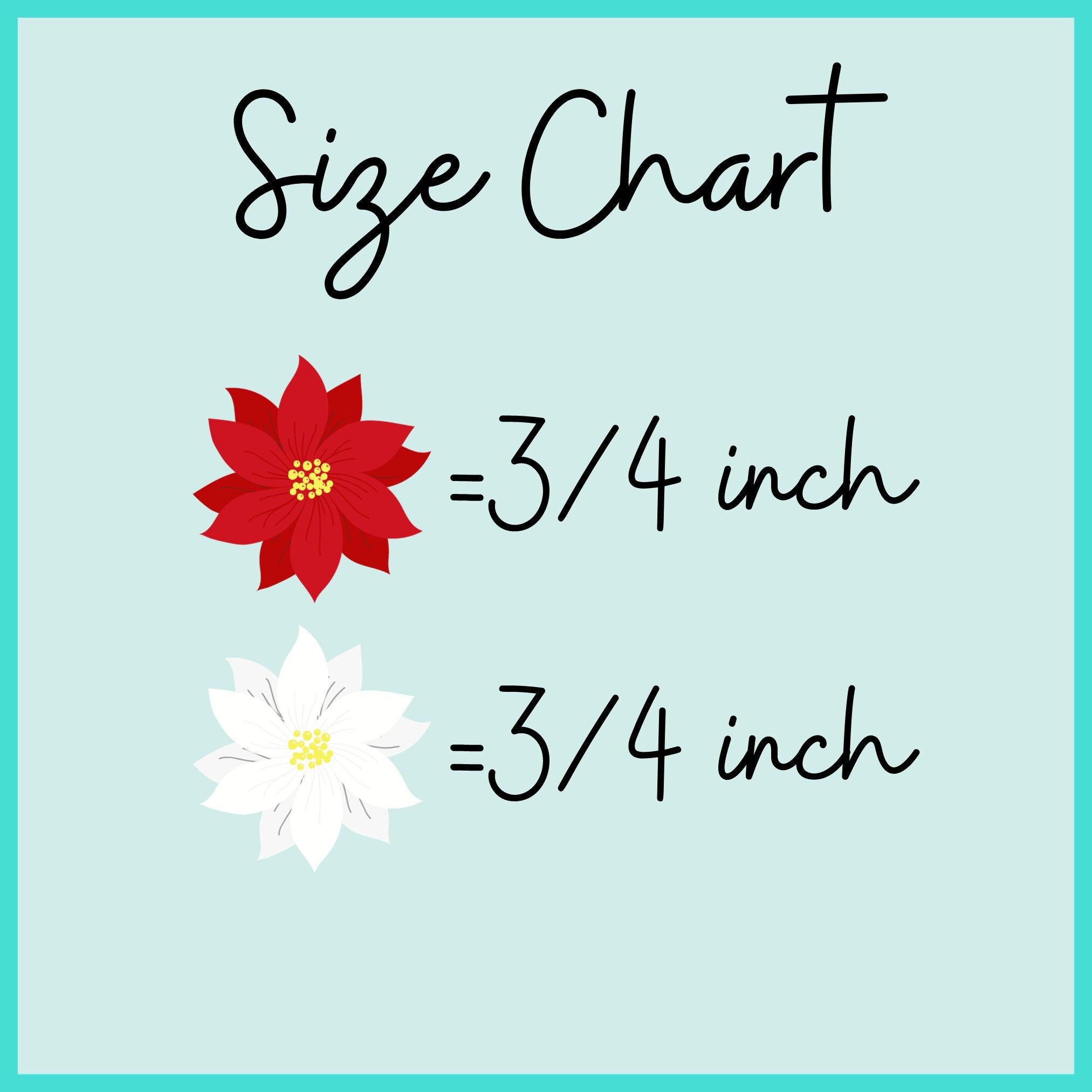 Flower Size Chart