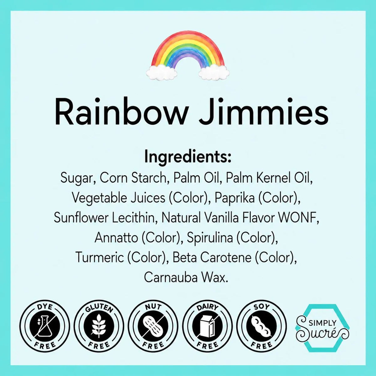 Natural Rainbow Jimmies