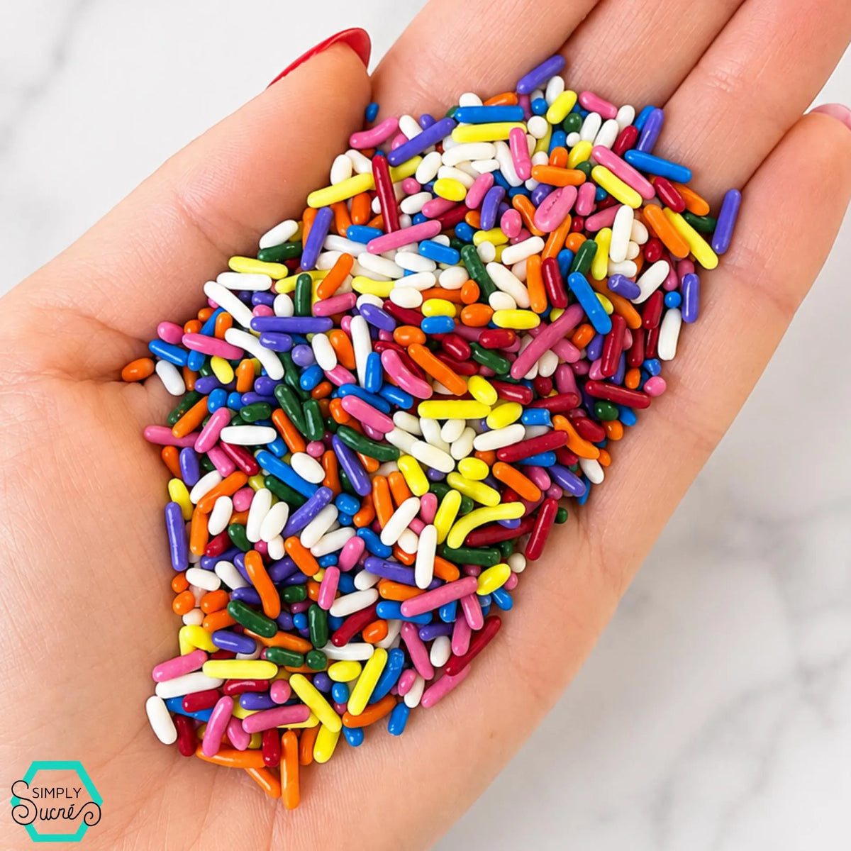 Natural Rainbow Jimmies