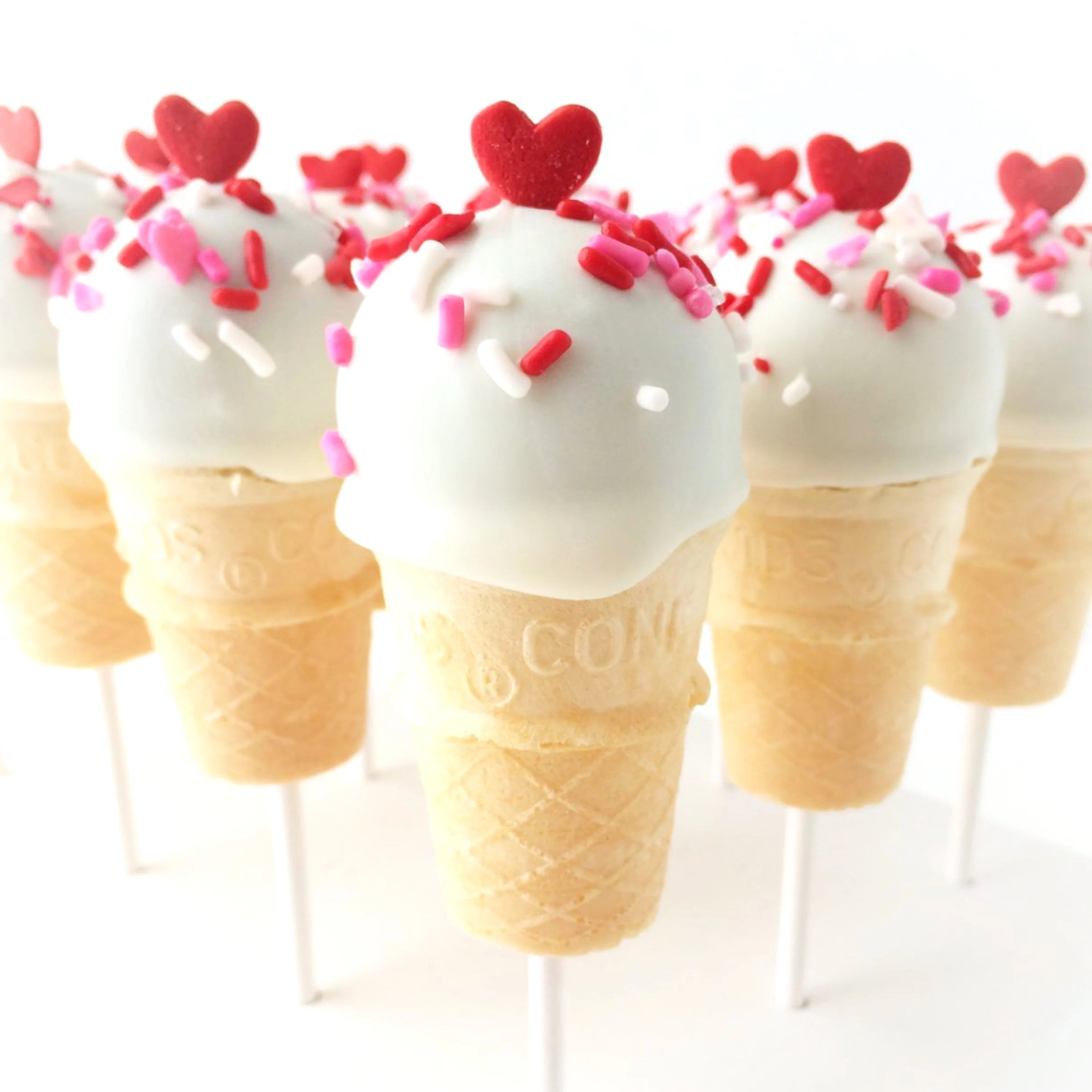 Be Mine Sprinkle Mix on Desserts