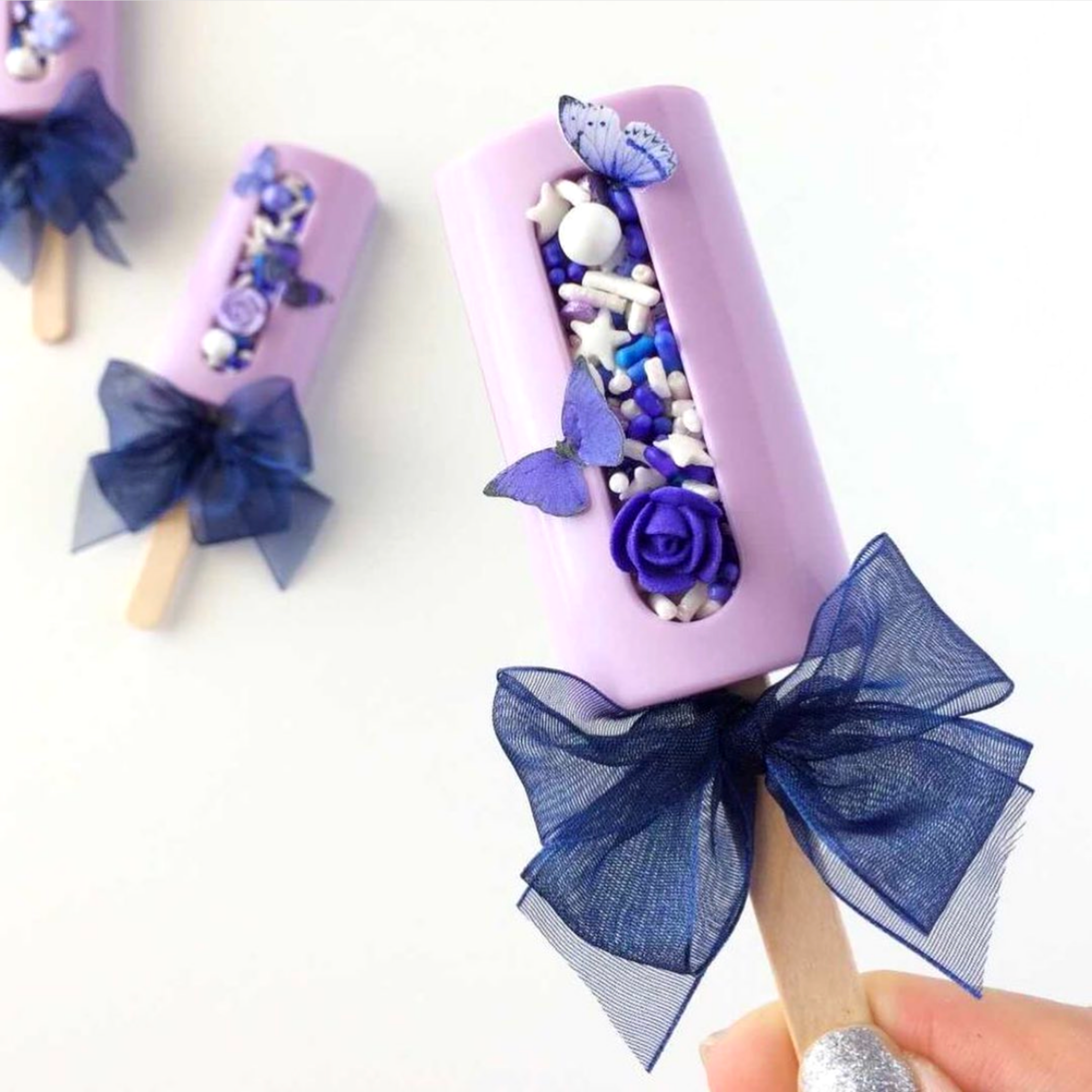 Butterfly Kisses Sprinkle Mix on Desserts