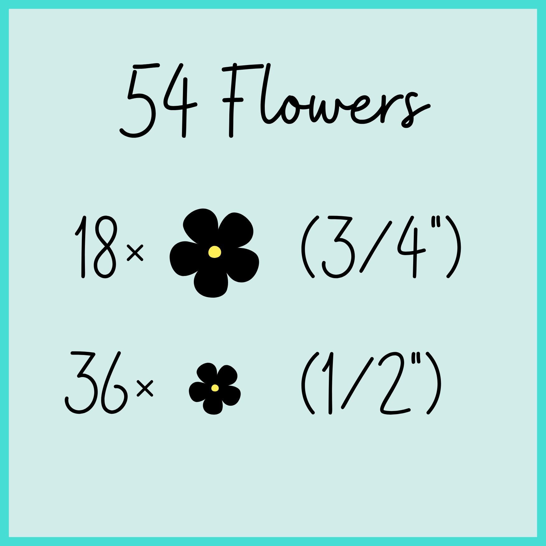 54 Black Blossoms