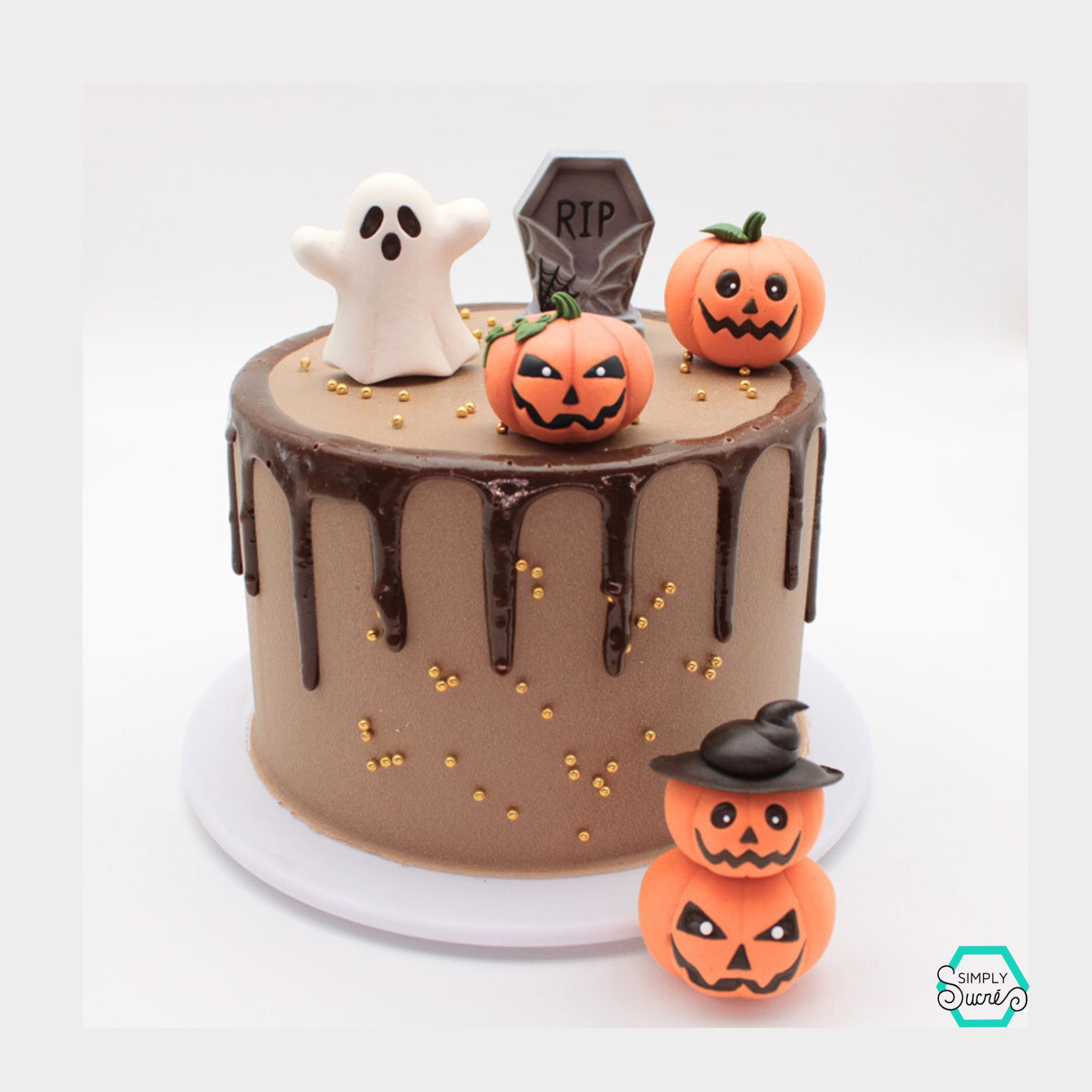Halloween Edible Cake Topper Set