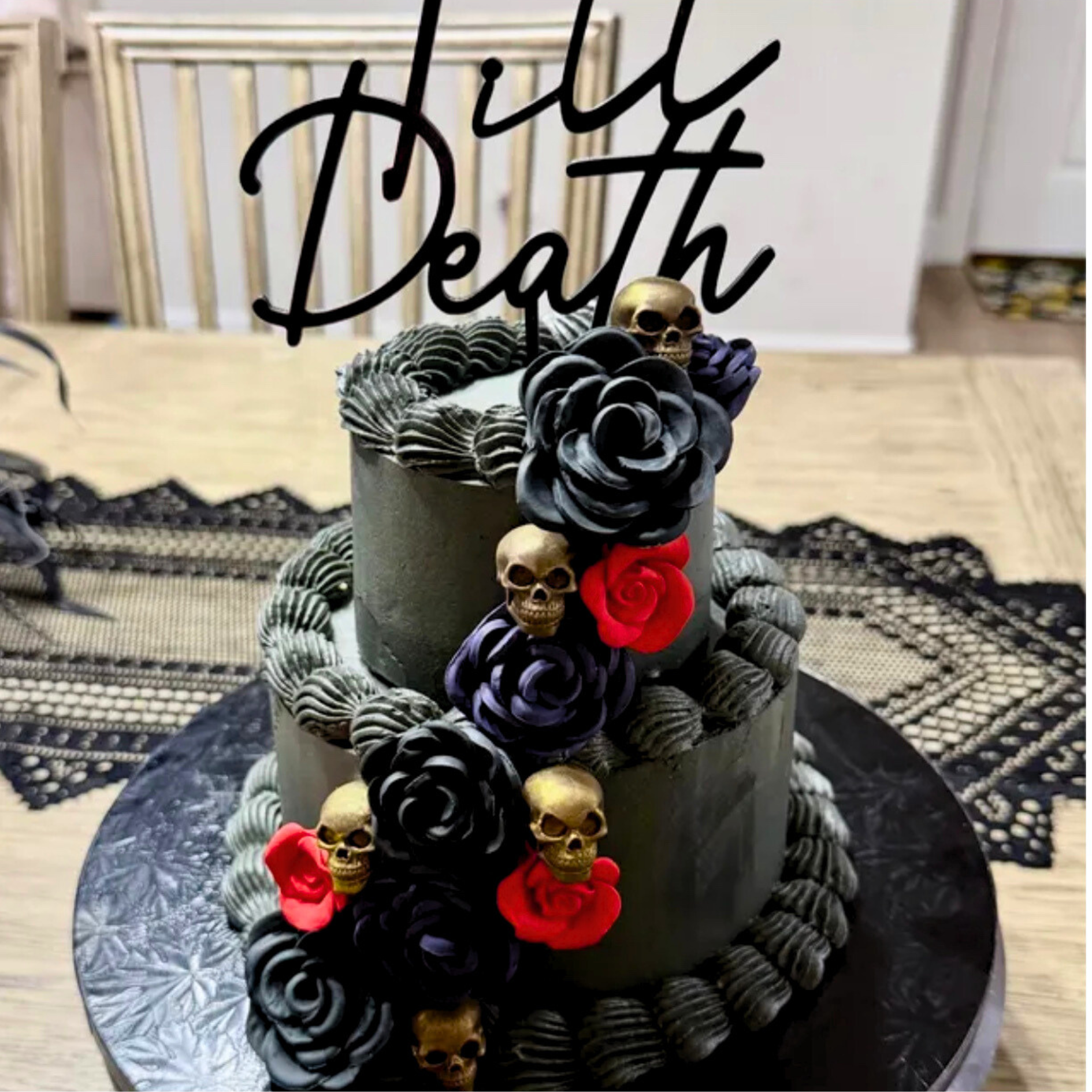 Dye-Free Black Skulls (6)