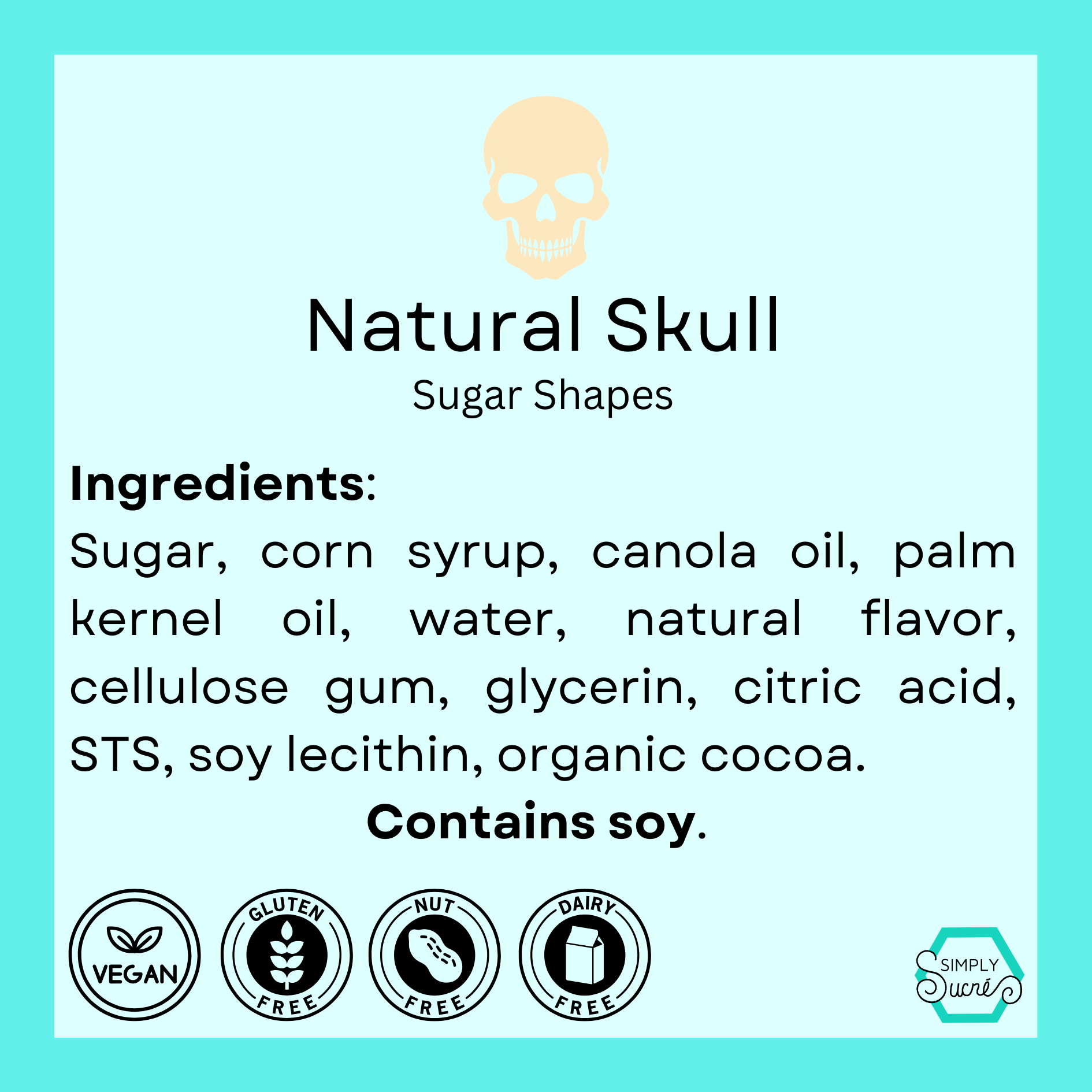 Dye-Free Natural Skulls (6)