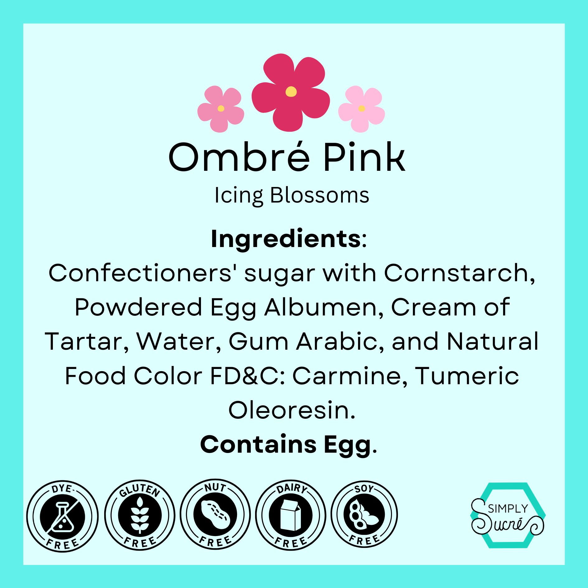 Dye- Free Ombre Pink Blossoms (54)