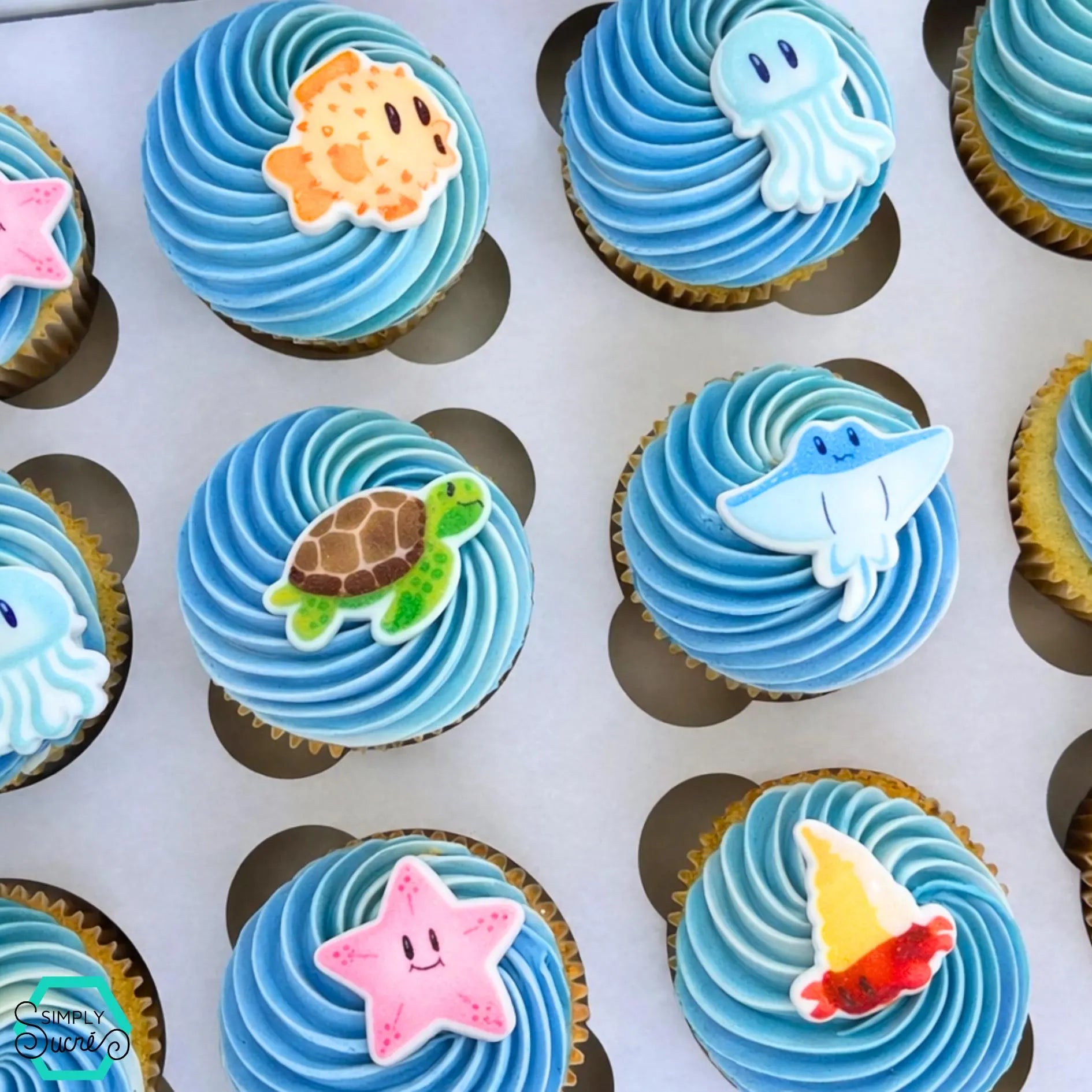 Sea Animal Sugar Shapes (12)